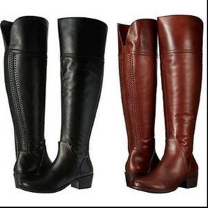 Vince Camuto Brown Leather Bendra Tall Boots